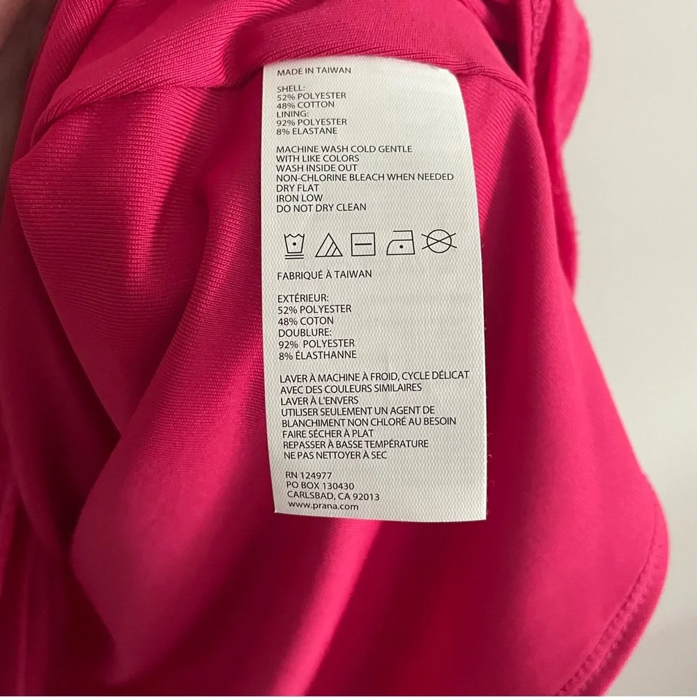 NEW Prana Mika Dress Cosmo Pink Copa Small S